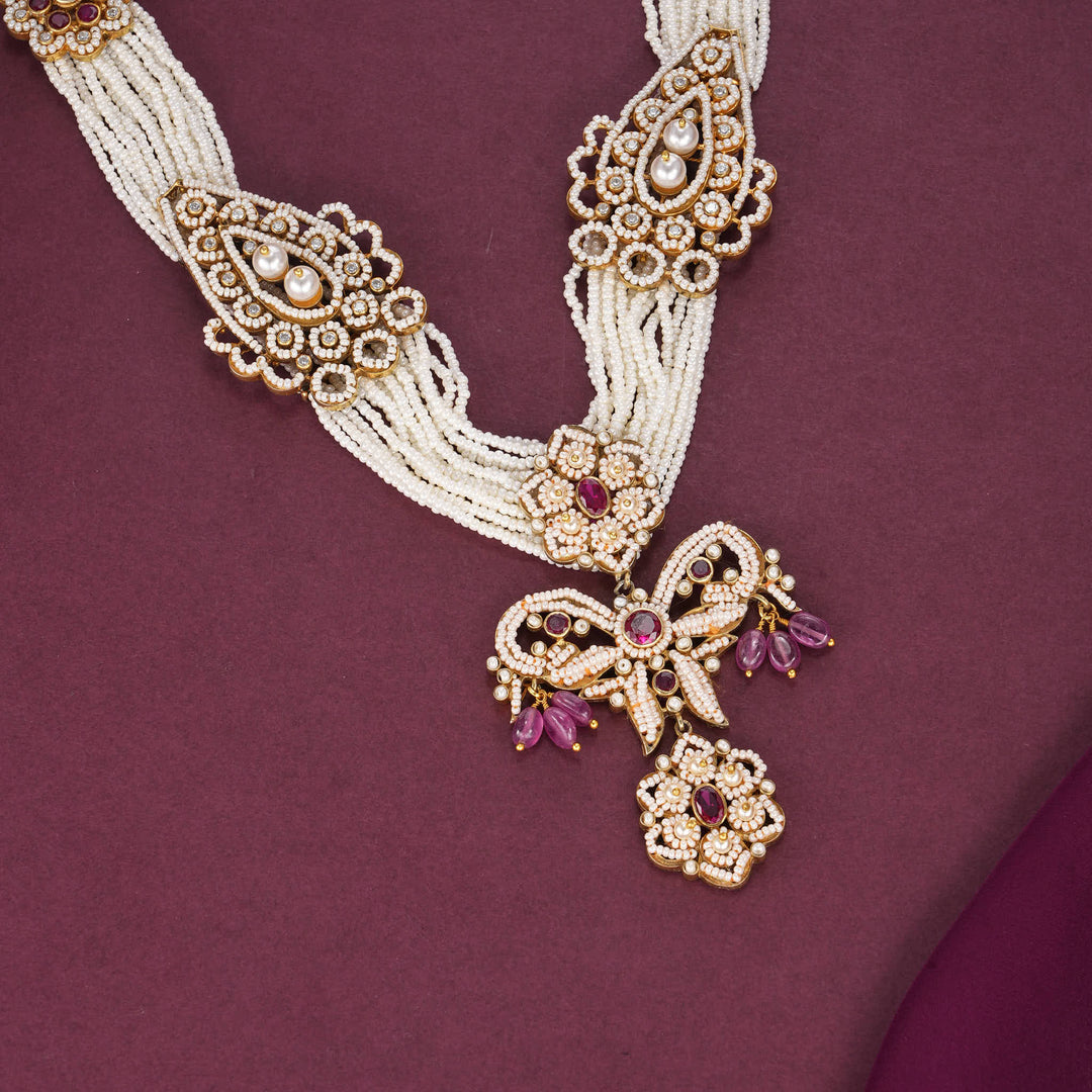 Admirable Beads Long Necklace Set