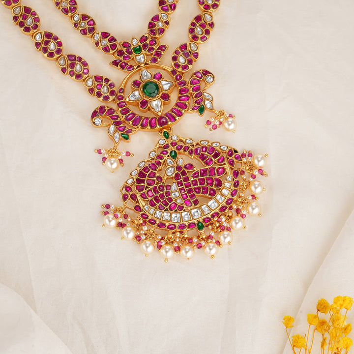 Charming Kundan Long Necklace