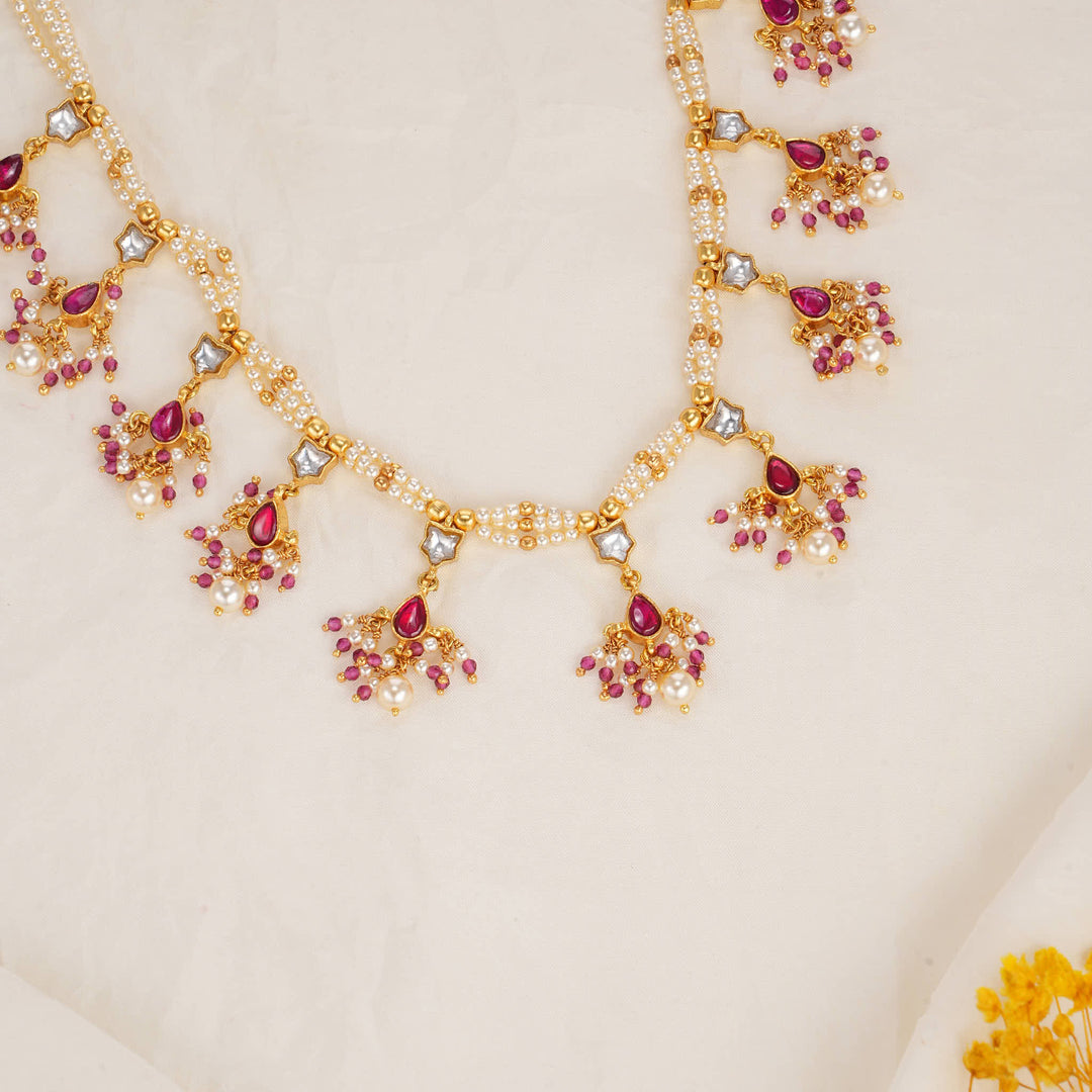 Heshikha Kundan Short Necklace