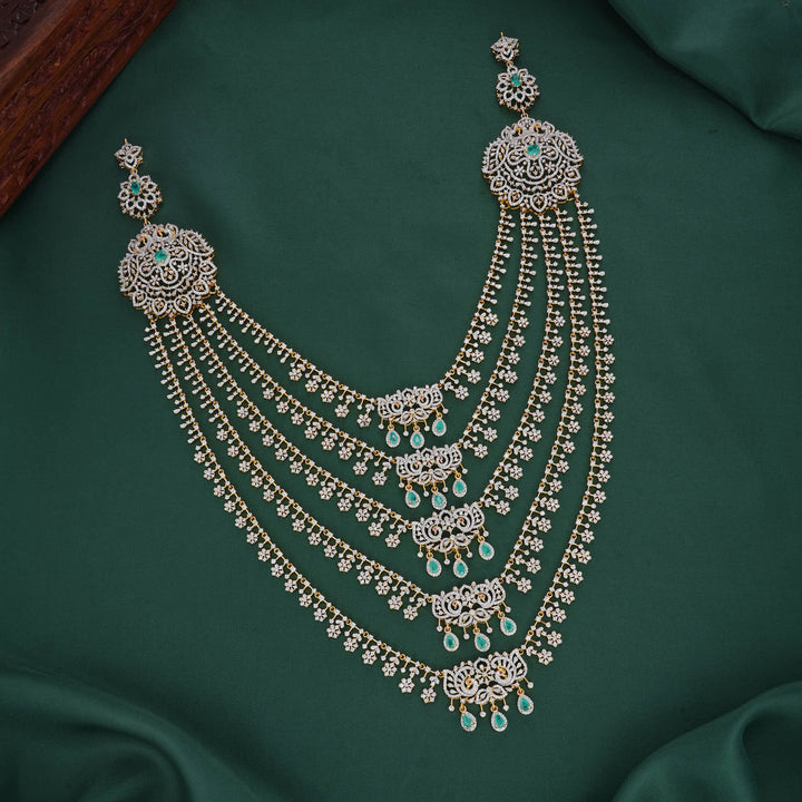 Multi-Layered Bridal Long Avikam Necklace