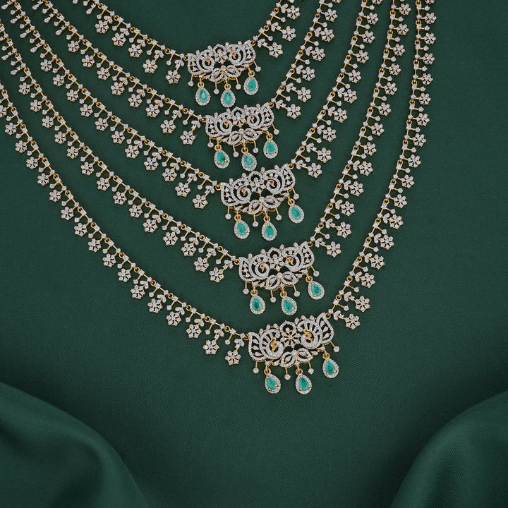 Multi-Layered Bridal Long Avikam Necklace