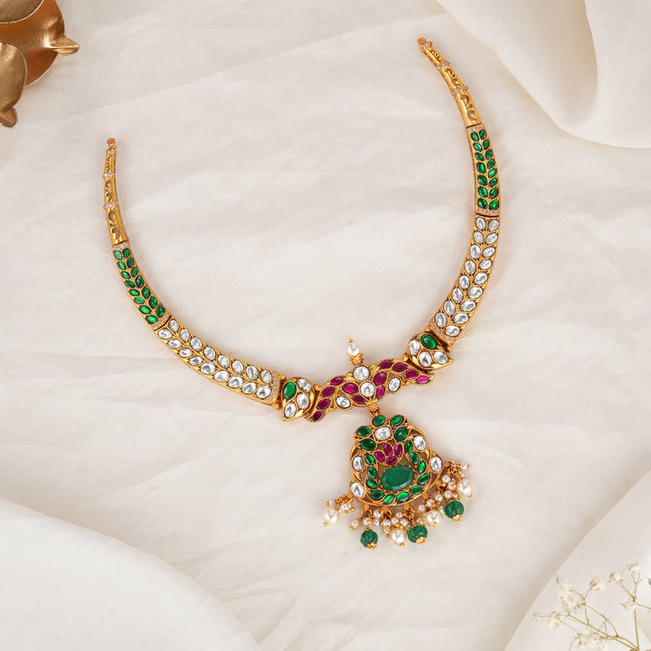 Stunning Kundan Short Necklace
