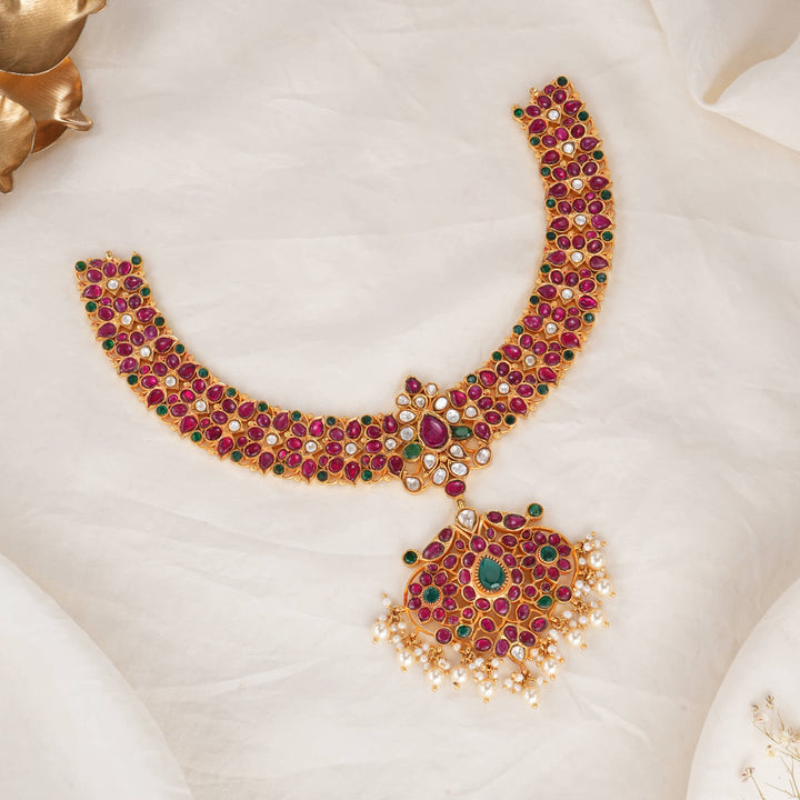 Inisha Kundan Short Necklace