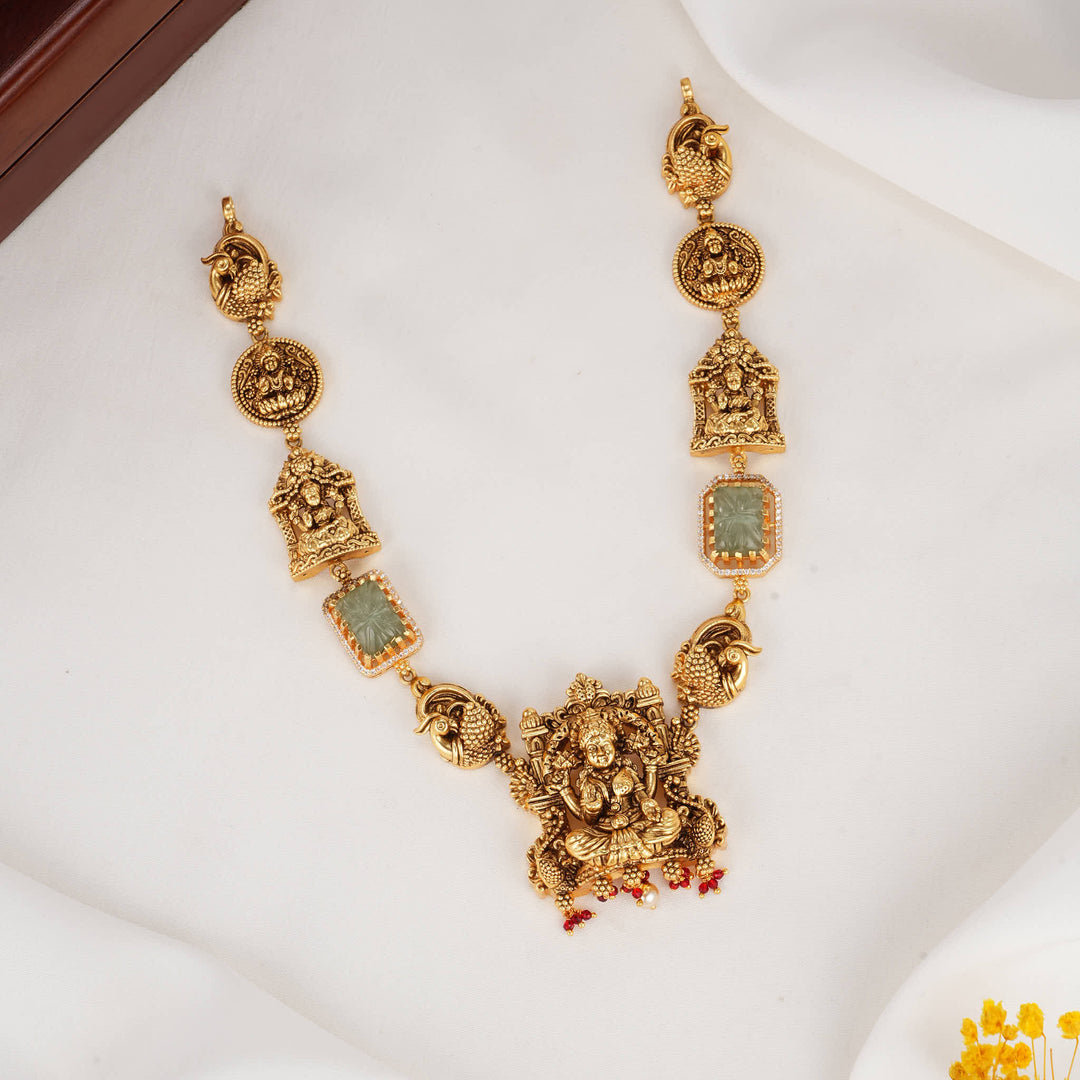 Divine Lakshmi 3D Spl Short Necklace