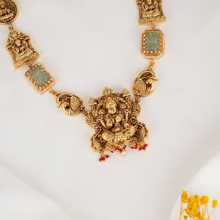 Divine Lakshmi 3D Spl Short Necklace