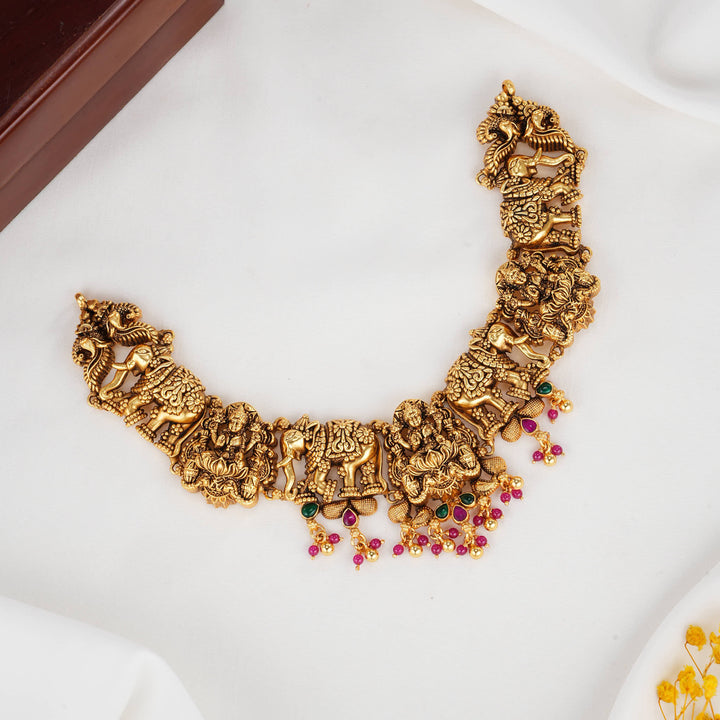 Zara 3D Spl Short Nagas Necklace