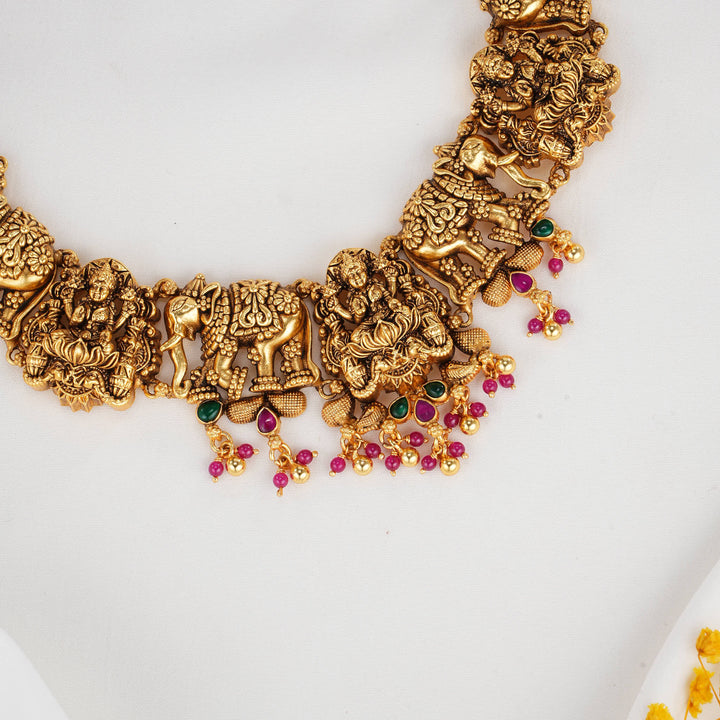 Zara 3D Spl Short Nagas Necklace