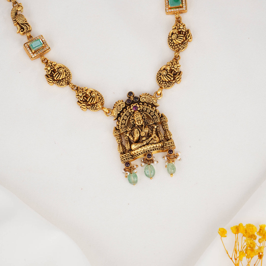 Devi Lakshmi 3D Spl Nagas Necklace