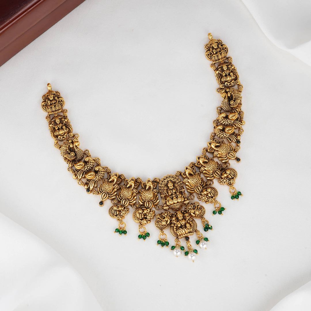 Inkitha 3D Spl Short Nagas Necklace