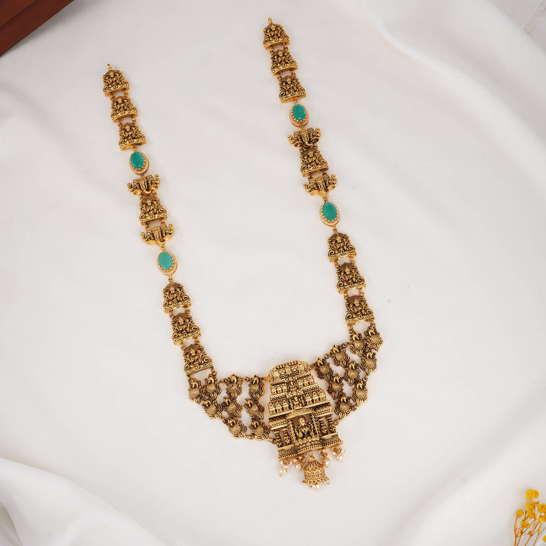 Grand Temple 3D Spl Long Necklace