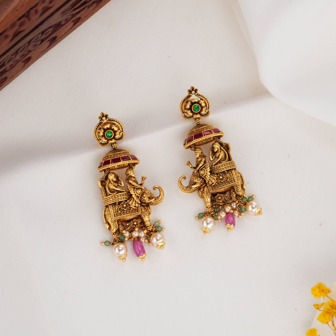 Radhae Krishna 3D Spl Choker Necklace Set