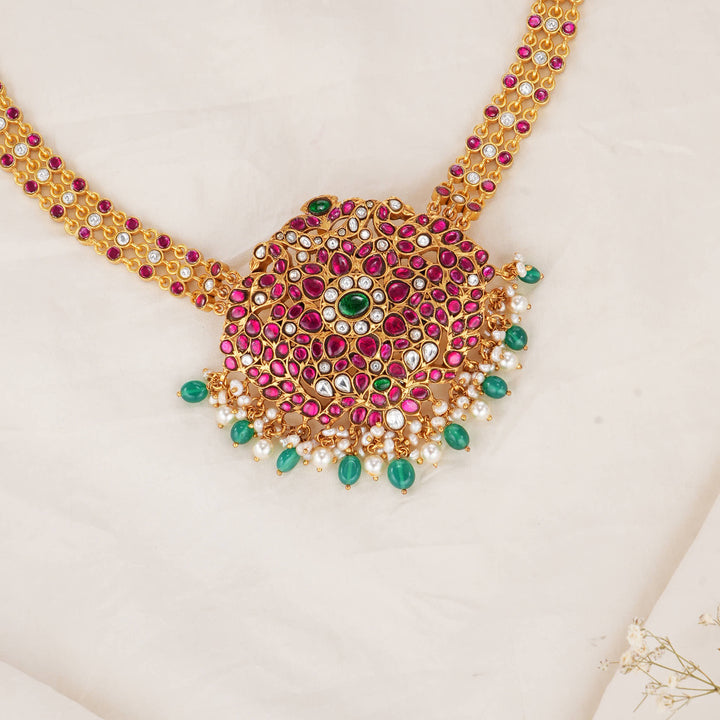 Prathishka Kundan Long Necklace