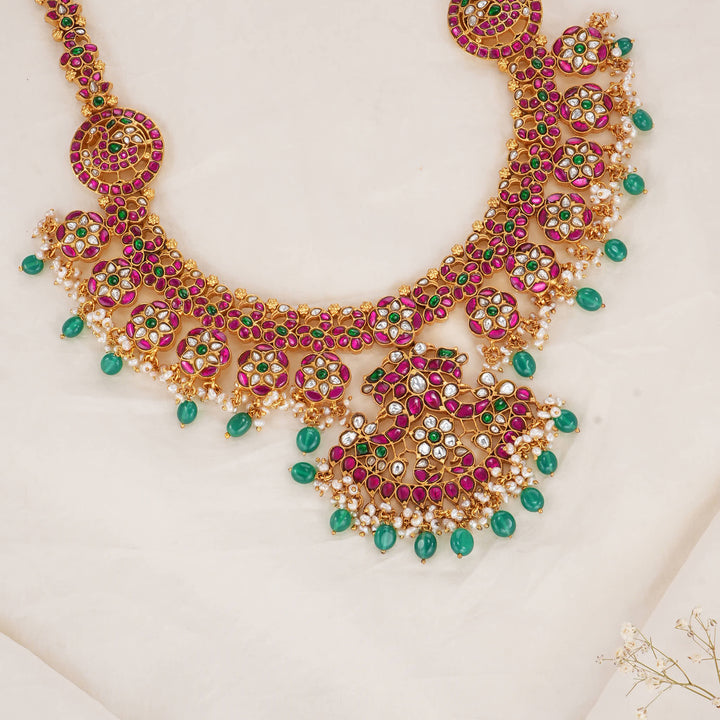 Grandeur Kundan Long Necklace