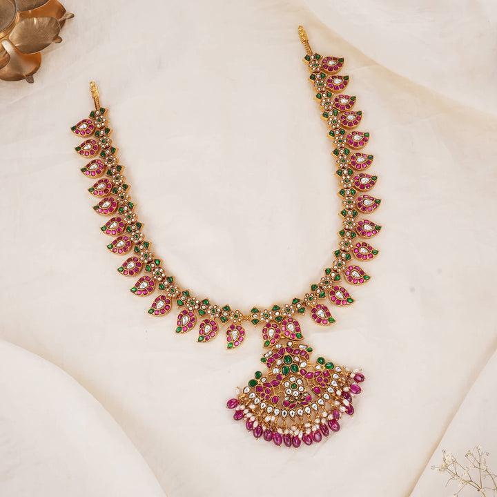 Shinning Kundan Long Necklace