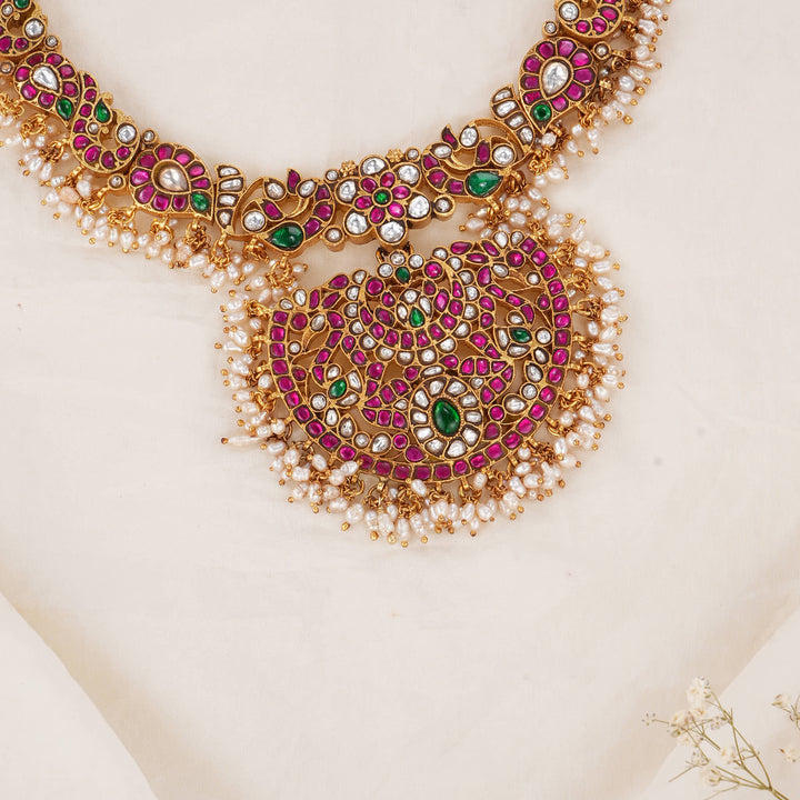 Liyasri Kundan Long Necklace