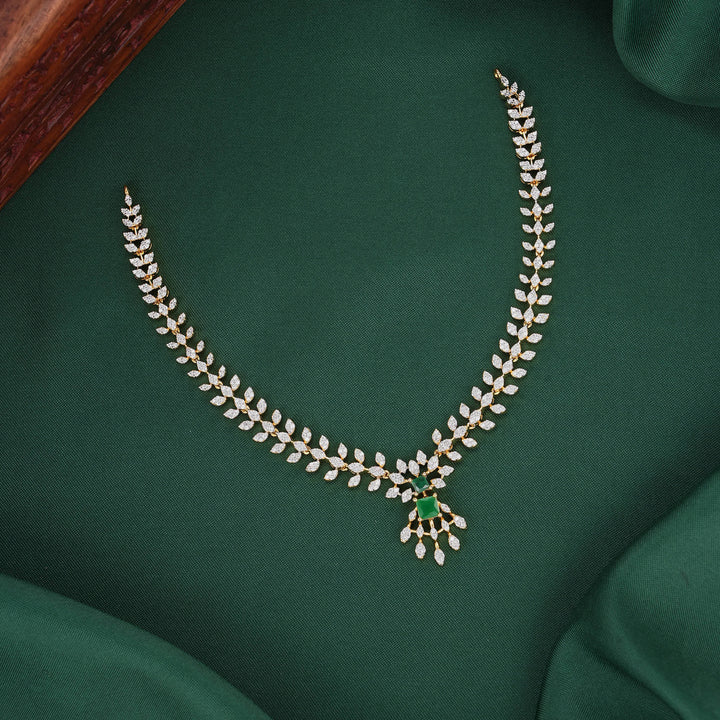 Charika Diamond Design Short Necklace
