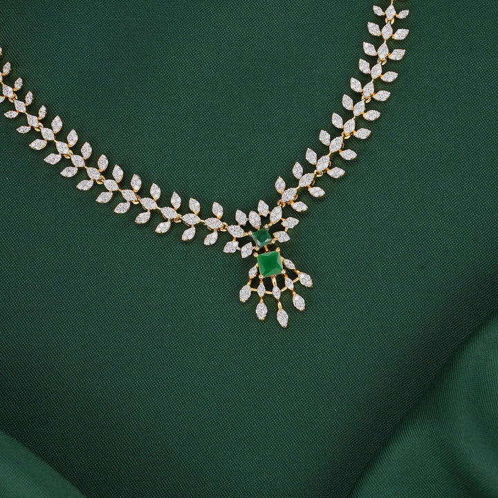 Charika Diamond Design Short Necklace