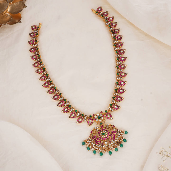 Catchy Kundan Long Necklace