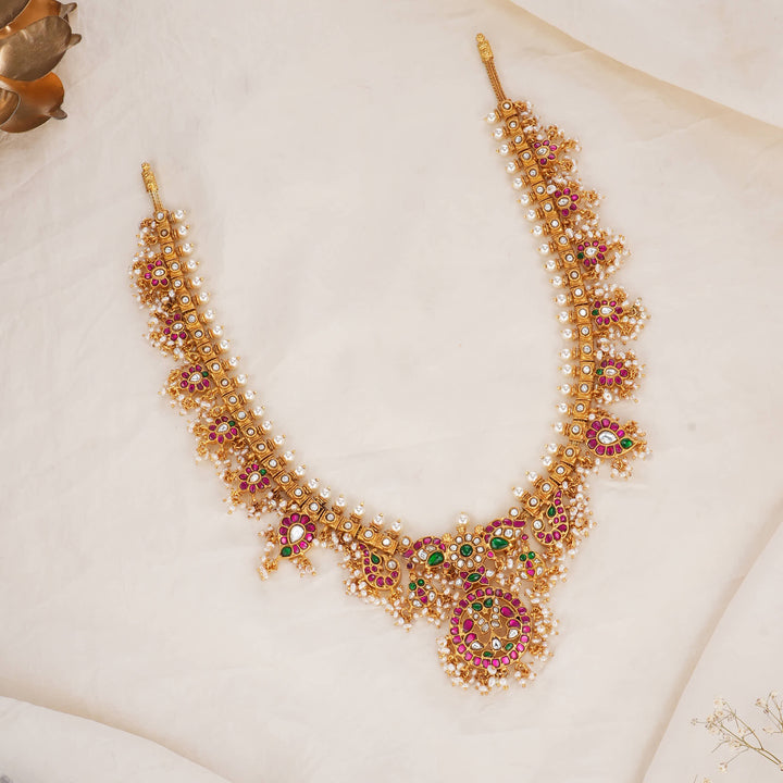 Lahitha Kundan Long Necklace