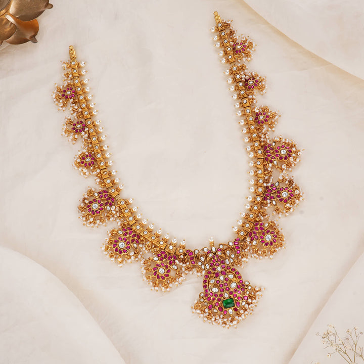 Traditional Kundan Long Necklace