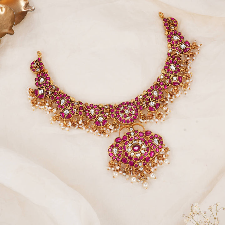 Danisha Kundan Short Necklace