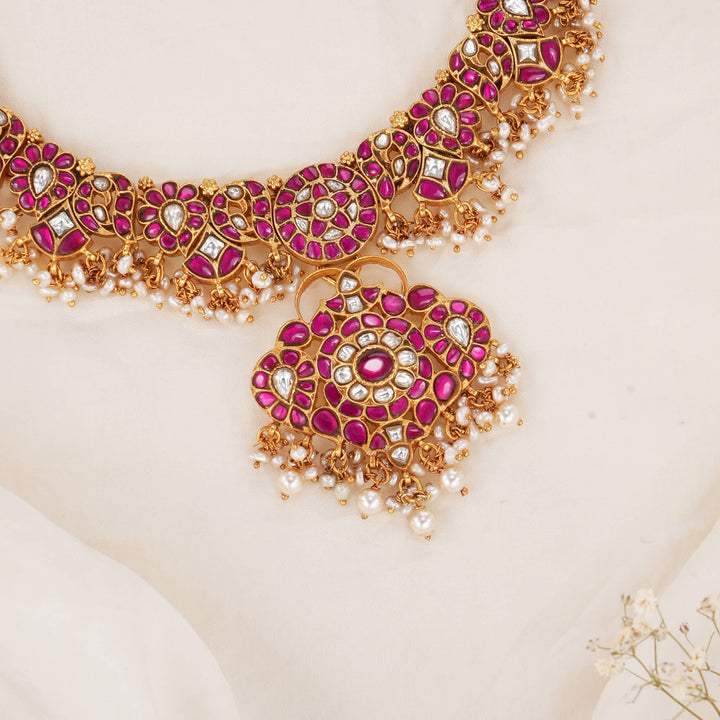 Danisha Kundan Short Necklace