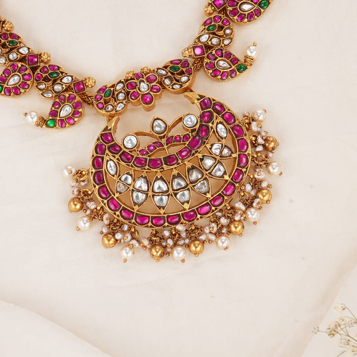 Mango Designed Kundan Short Necklace