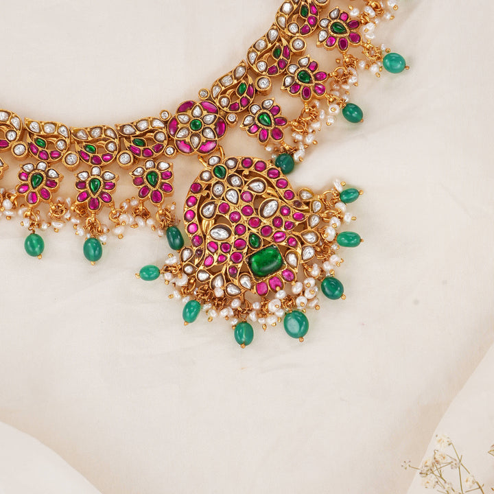 Luxury Kundan Short Necklace