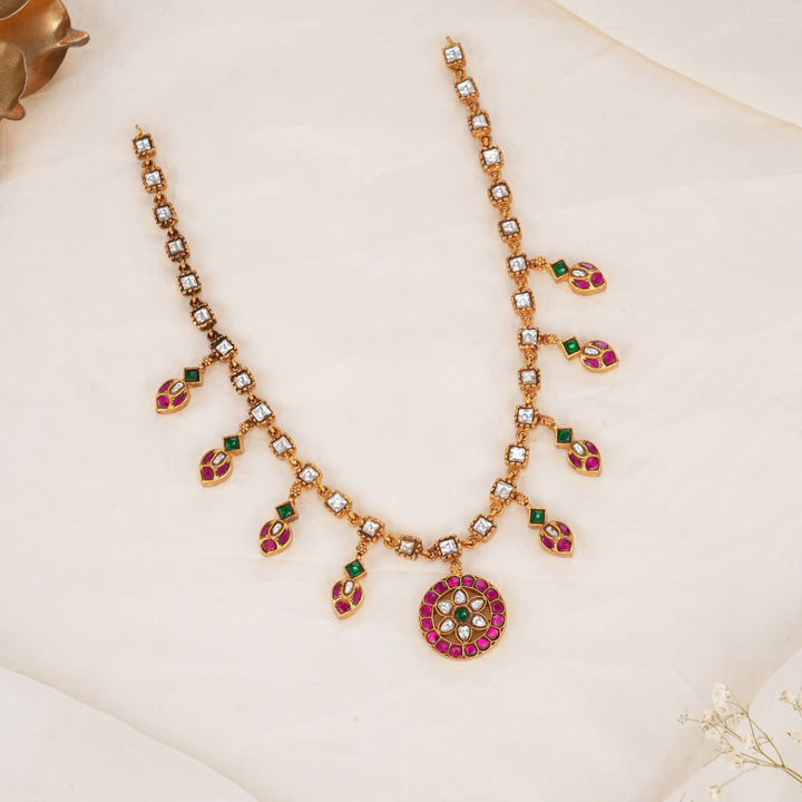 Bhavikaa Kundan Short Necklace