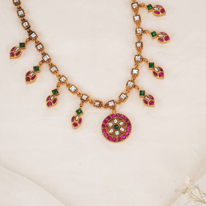 Bhavikaa Kundan Short Necklace