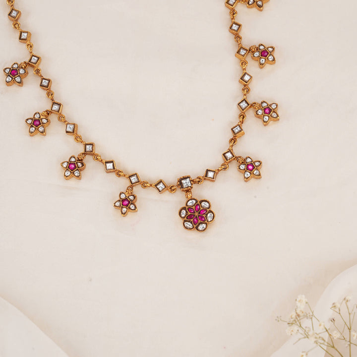 Shivarikha Kundan Short Necklace