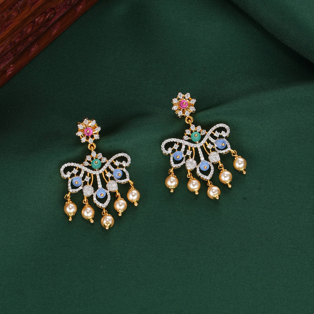 Asvikaa Diamond Design Necklace Set
