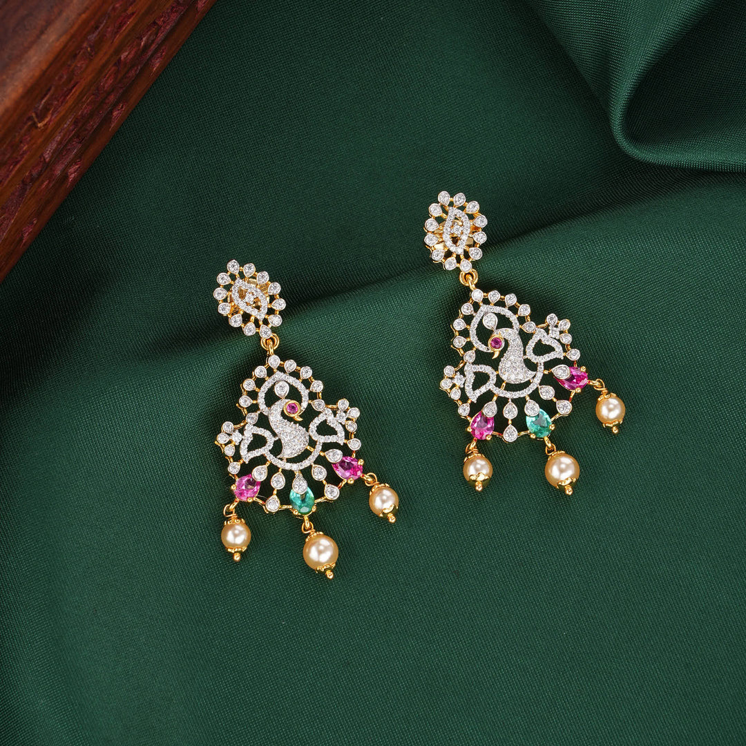Ganisha Diamond Design Necklace Set