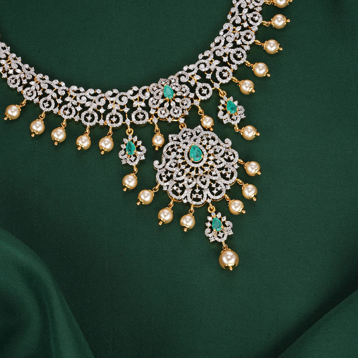 Sherikha Diamond Design Necklace Set