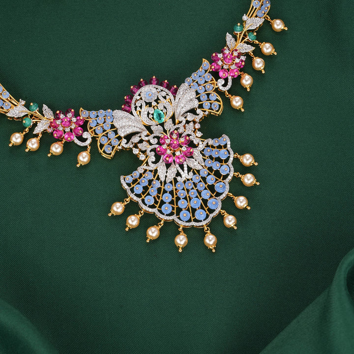 Amazing Diamond Design Necklace Set