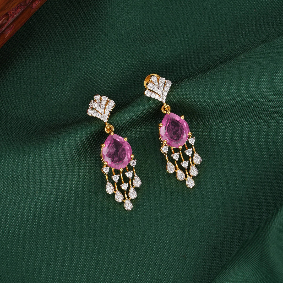Lavish Diamond Design Necklace Set