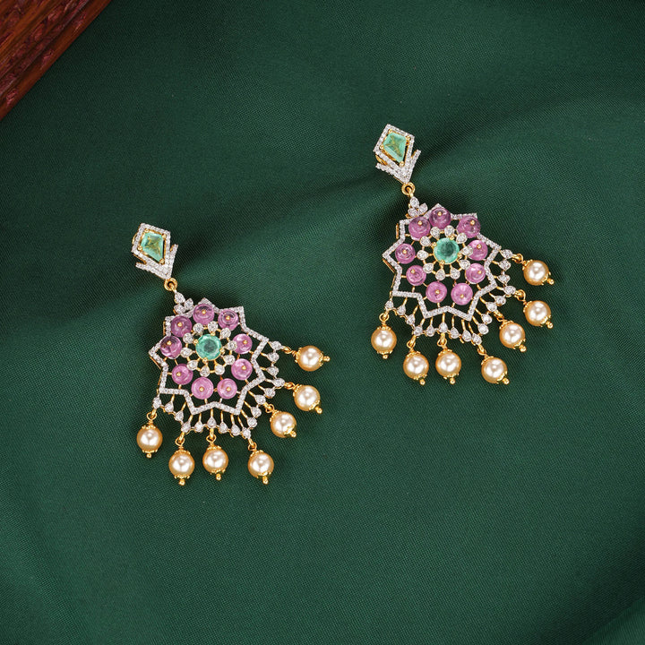 Praanika Diamond Design Necklace Set