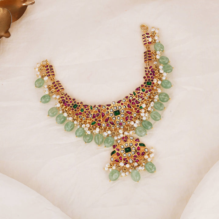 Glitz Kundan Short Necklace