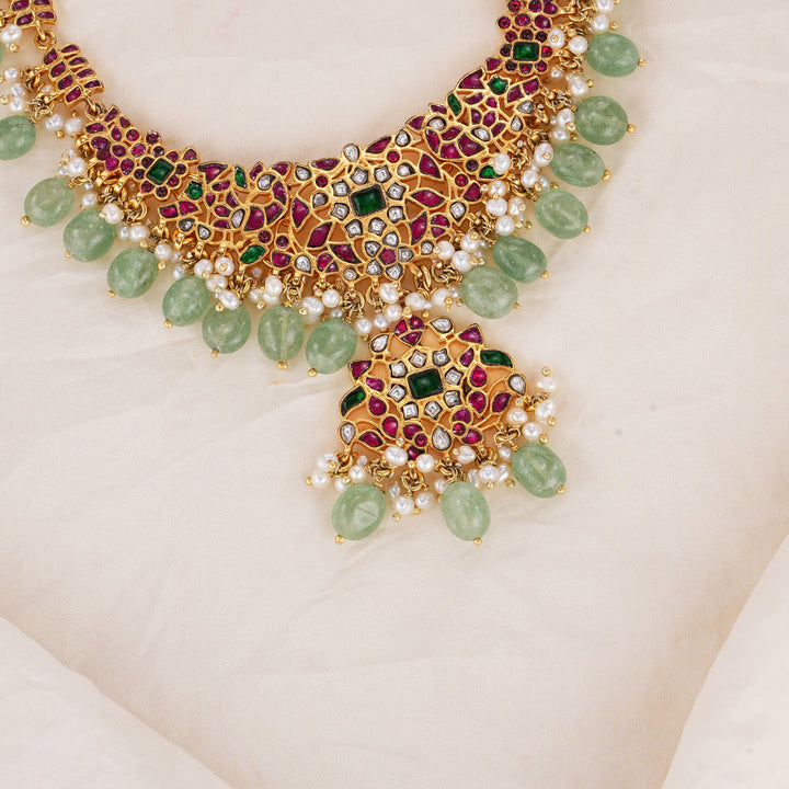 Glitz Kundan Short Necklace