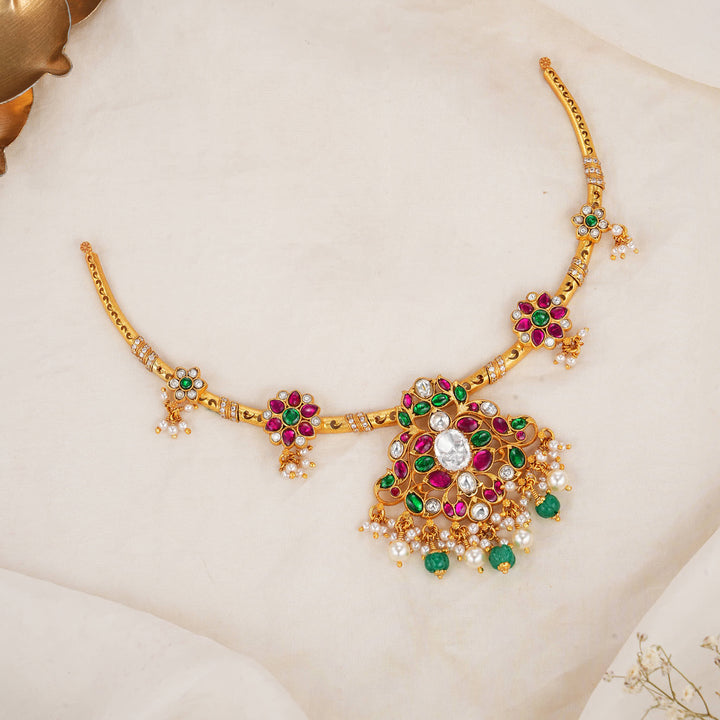 Aathmika Kundan Short Necklace