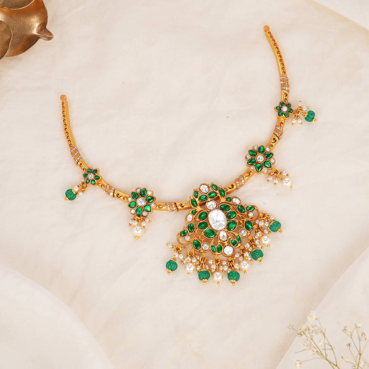 Dhanisha Kundan Short Necklace