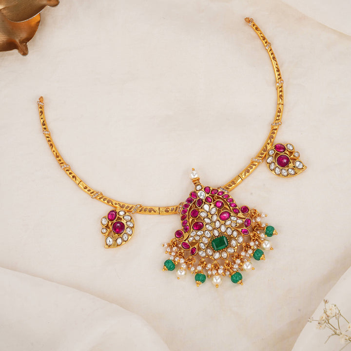 Mahika Kundan Short Necklace