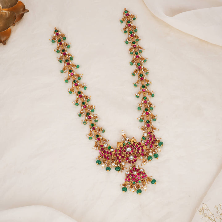 Sharvika Kundan Long Necklace