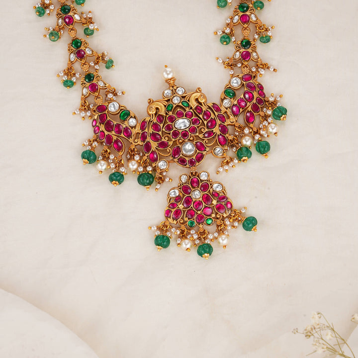 Sharvika Kundan Long Necklace