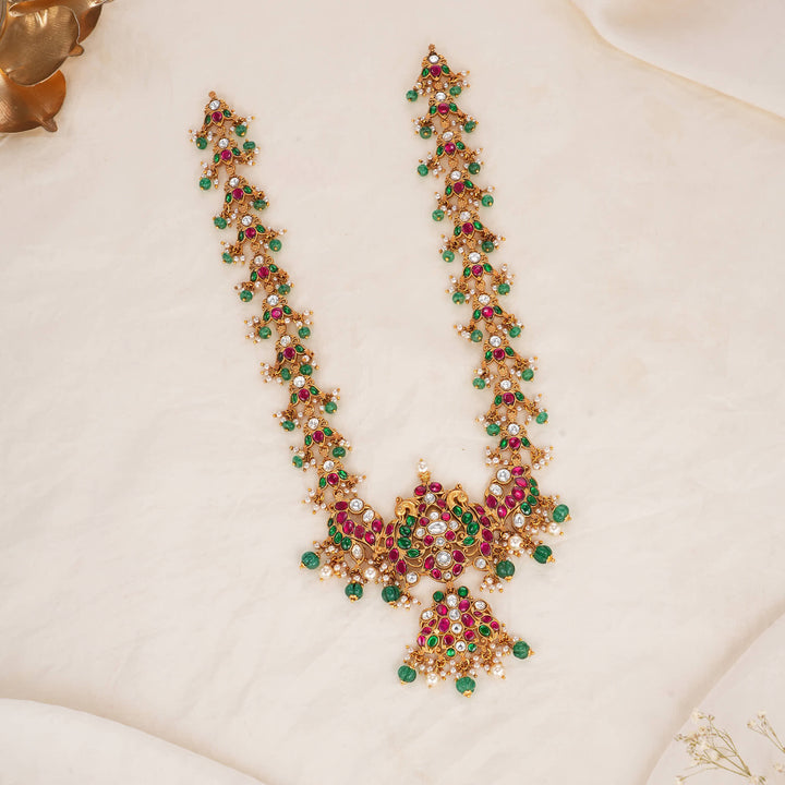 Lathisha Kundan Long Necklace