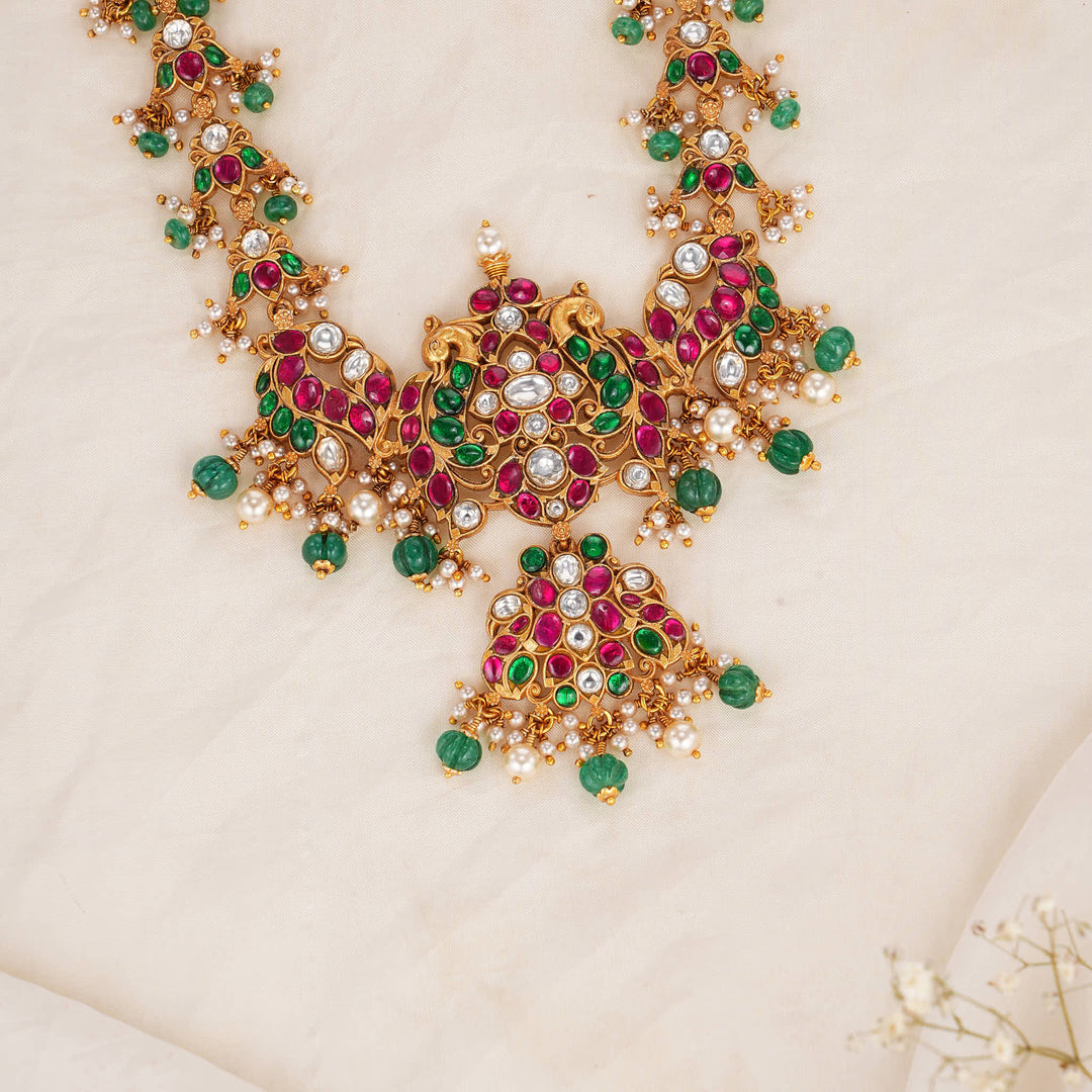 Lathisha Kundan Long Necklace