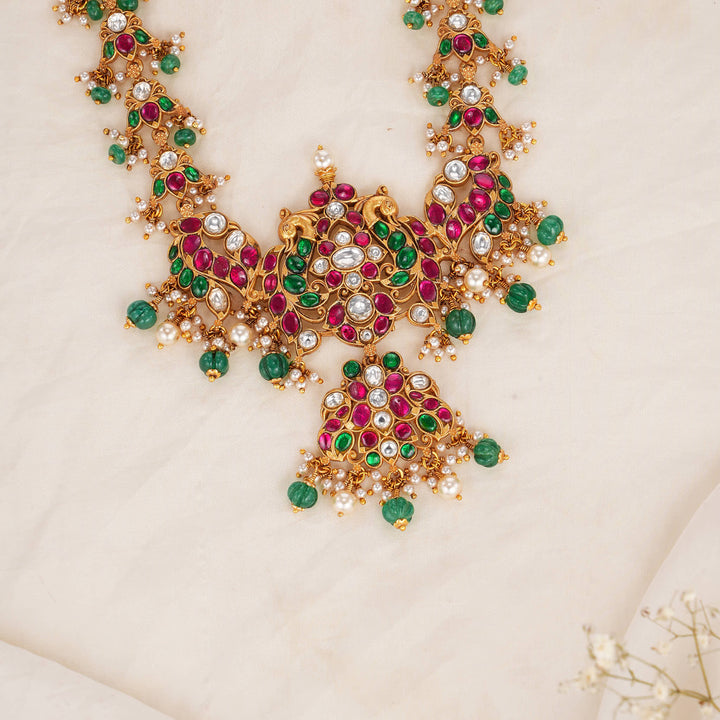 Lathisha Kundan Long Necklace