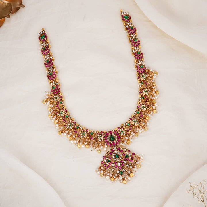 Vibrant Kundan Long Necklace