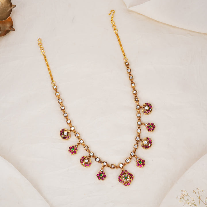 Unique Kundan Long Necklace