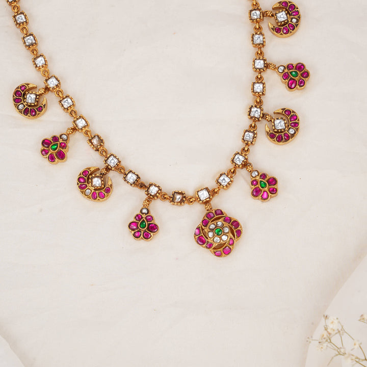 Unique Kundan Long Necklace